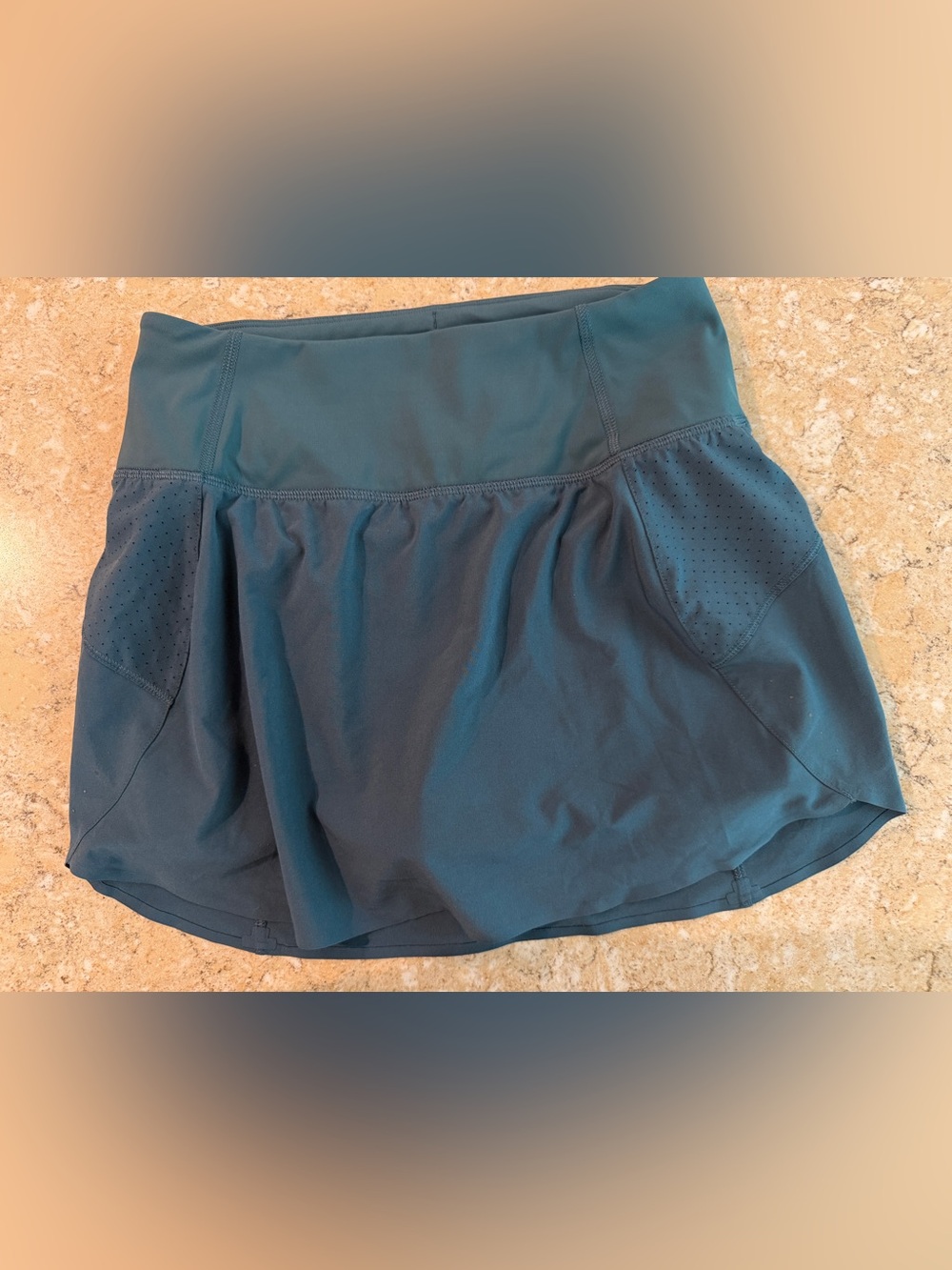 Athleta Run With It Skort in Dark Teal